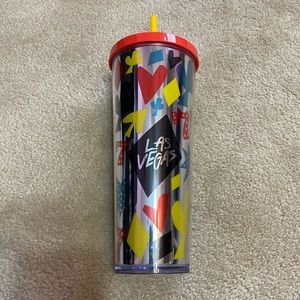 Starbucks Las Vegas Tumbler with screw lid top